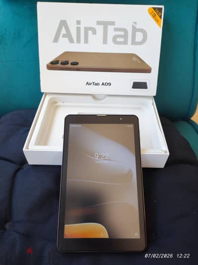 تابلت Airtab A09 استعمال بسيط جدا بحالتة ١ تيرا ذاكرة ١٦ رام
