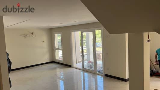 Duplex with garden for rent in Hyde park new cairo fifth settlement