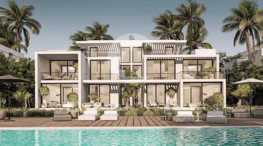 First Row Lagoon Luxury Ground Chalet for Sale Over 10 Years at The Med Ras El Hekma