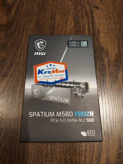 هارد داخلى جديد متبرشم MSI spatium M580 2TB PCIe 5.0 SSD