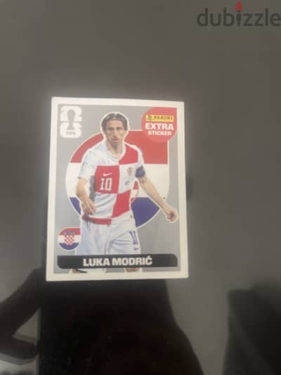 Luka modric extra sticker silver