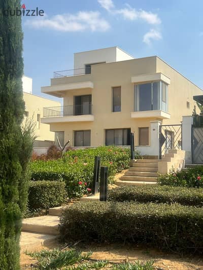 Fully Finished with High-End Modern Medium Villa with Basement  Villette by SODIC | Ready to Move Overlooking Pocket Garden - new cairo villa for sale