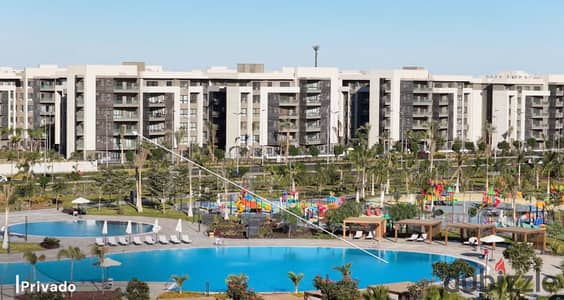 For sale in Madinaty, Brivado apartment, 178 meters, first occupancy, second floor, direct view of Brivado club.