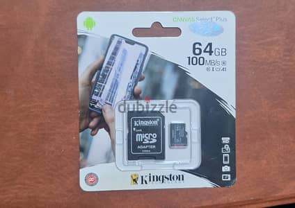 Kingston 64gb memory card 100mb/s speed