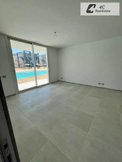 باقل سعر للبيع استلم شاليه أرضي بجاردنDirect Lagoon View ريسيل فوري في فوكا باي الساحل الشمالي بتقسيمه مميزة جاهز للمعاينه و الاستلام