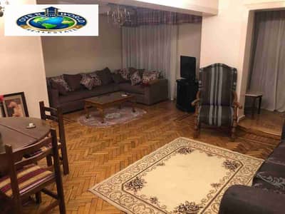 Furnished apartment for rent in Zahraa El Maadi next to Wadi Degla Club consisting of two bedrooms and a three-piece reception and two bathrooms fully air-conditioned with Wi-Fi third floor stairs