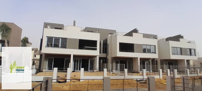 للاستلام الفوري تاون هاوس 227م للبيع في بالم هيلز التجمع الخامس Palm Hills New Cairo