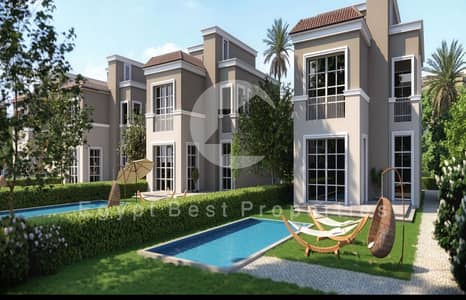 Two-bedroom apartment with garden for sale, semi-finished, in Mostakbal City, with a 1.5% down payment and installments over 12 years.