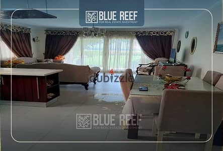 Twin House view pool With furniture and appliances-Telal Elsokhna