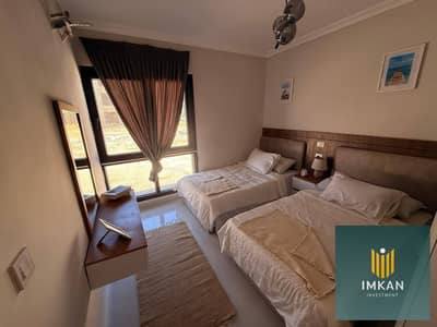 chalet for sale lagoon view in Q bay north coast - new alamein installments over 10 years