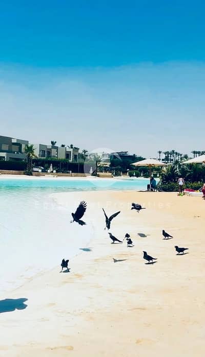 Deliver 2028 Sea View Fully Finished 2 Bedrooms Chalet Over 7 Years Plan In Prime Location Direct On Crystal Lagoon At Direction White