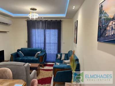 A stylish fully furnished apartment available for rent in the heart of Al Rehab City, offering a quiet location with a beautiful open view