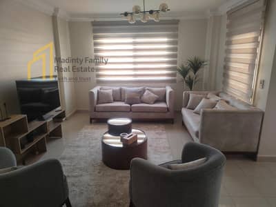 For rent, a 140 m apartment, first occupancy, furnished, air-conditioned, next to services directly, B10 Garden View, the key is available for viewing.
