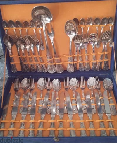 طقم ايطالي مطلي فضة ARG800