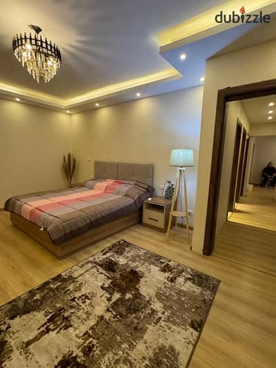 Furnished apartment for rent in Al Rehab 2, opposite the market, 131 meters