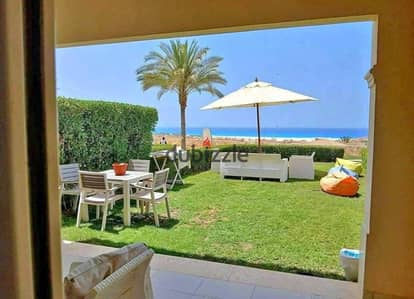 Fully Finished Sea View Chalet for Sale at Dose – Ras El Hekma North Coast, ideally situated next to La Vista Bay and Waterway.