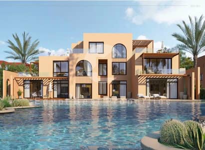 for sale lagoon chalet in makadi 0% dp new phase .