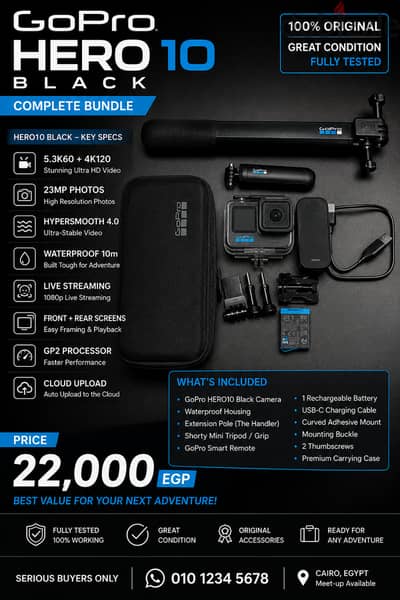 GOPro Hero 10 Black GOPro Hero 10 Black