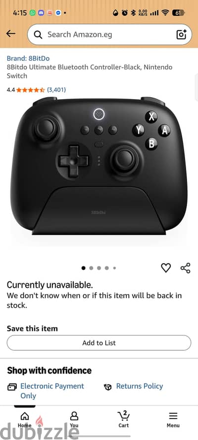 8BitDo Ultimate Controller with Charging Dock