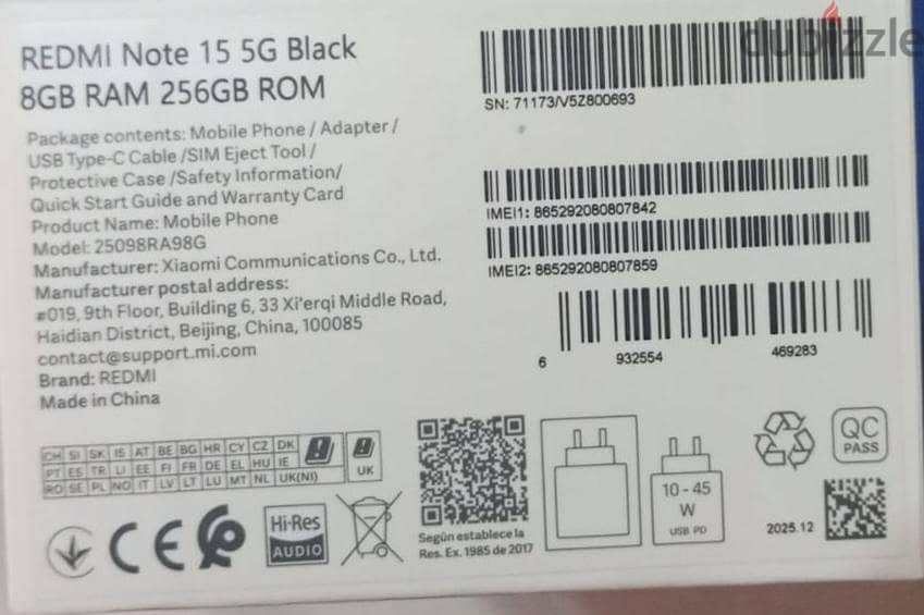 Xiaomi Redmi Note 15 5G 4