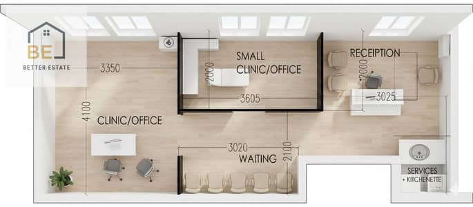 Distinct unit for rent (Administrative / Medical) in District 5 - ديستريكت 5