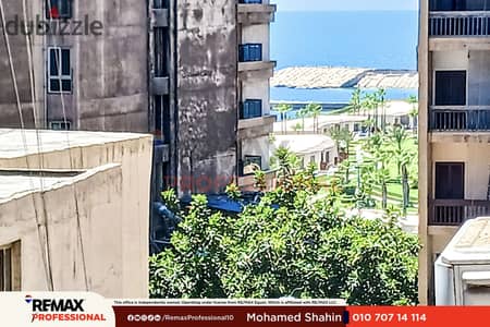 فيو بحر جانبي شقة للايجار المفروش 90 م سان ستيفانو