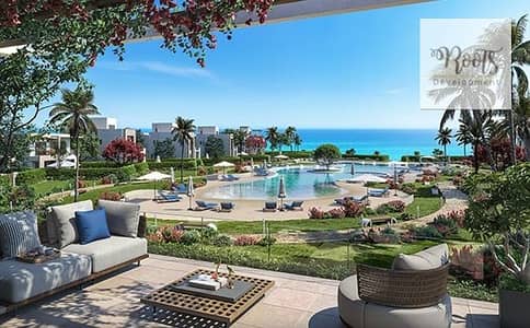 للبيع شاليه متشطب في سي شوور هايد بارك - الساحل الشمالي  Chalet for sale, fully finished, in Sea Shore Hyde Park - North Coast