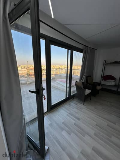 Studio with Roof للإيجار في Sodic | Fully Furnished