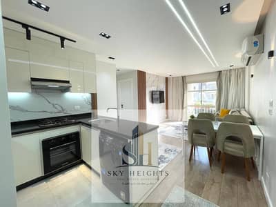 Furnished apartment for rent in Madinaty B10, prime location near all services, Super Lux finish, 2 beds, 2 baths, great price.