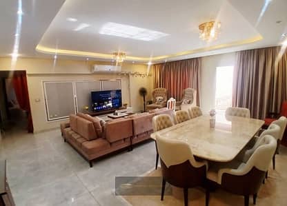 Furnished apartment for rent in Al-Khamail Compound - Sheikh Zayed | 175 m² | 3 bedrooms | Third floor