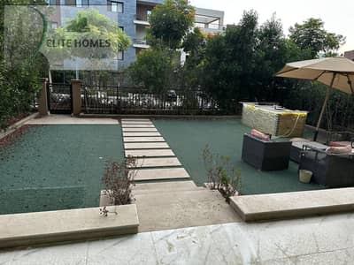 Apartment for rent in Galleria Moon Valley in the Fifth Settlement 160 meters + Garden 130 meters with kitchen and air conditioning