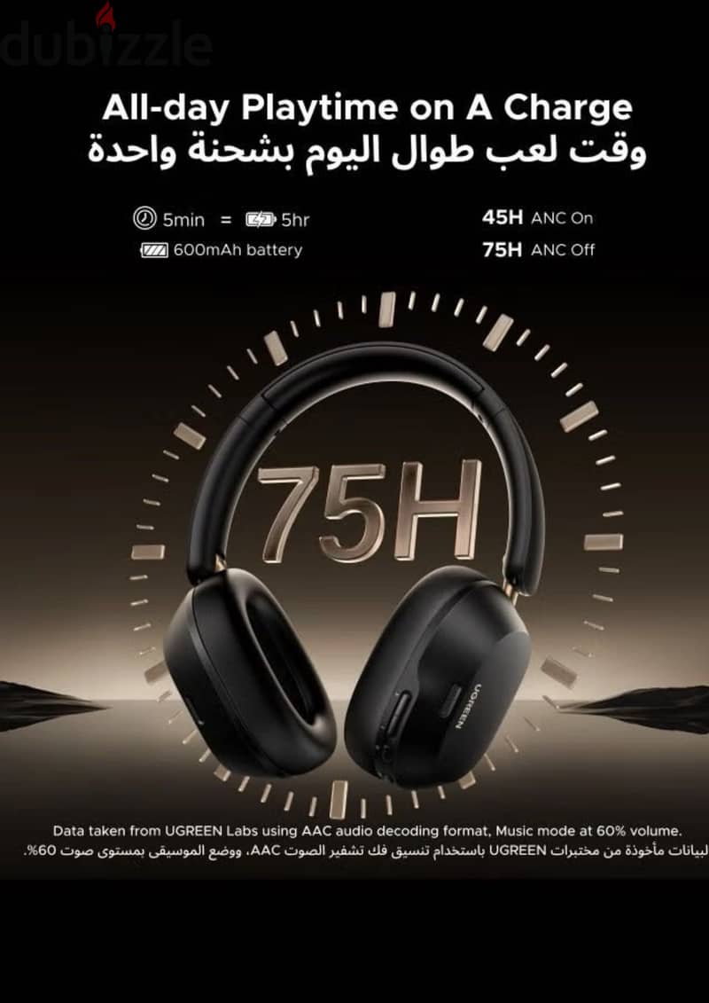 wireless bluetooth headphones hitune max 5C adaptivenoise cancellation 4