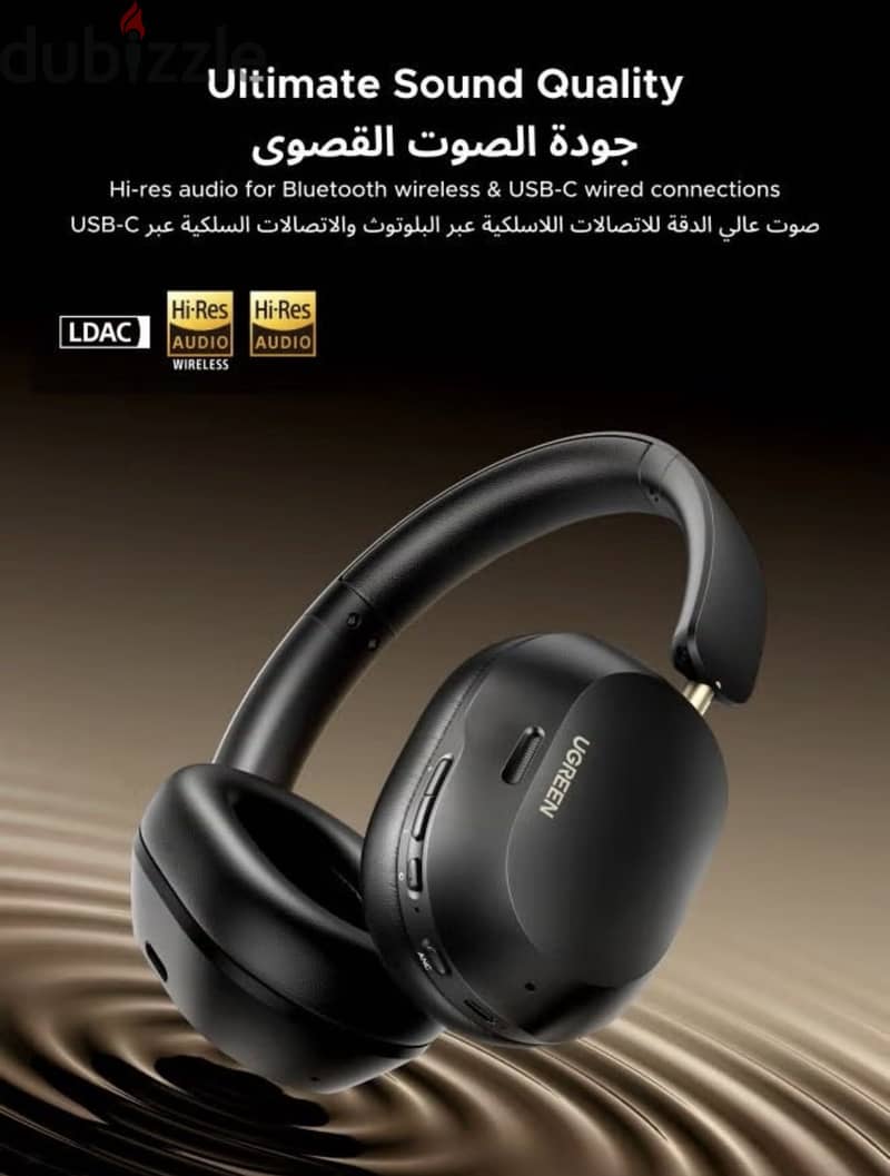 wireless bluetooth headphones hitune max 5C adaptivenoise cancellation 8