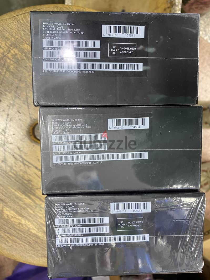 Huawei Watch 5 LTE Black جديدة متبرشمة 2