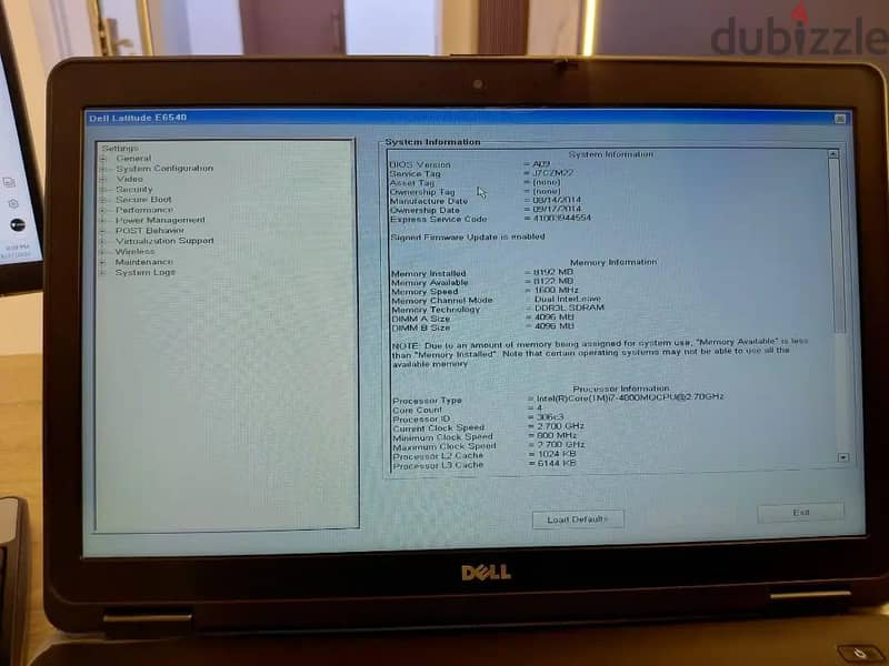 Dell Latitude E6540 2