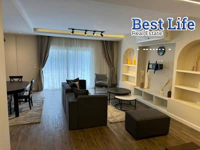 Luxury Furnished Ground Floor Apartment For Rent In Mountain View iCity New Cairo | Near AUC & South 90 Street | 165 SQM + 120 SQM Private Garden