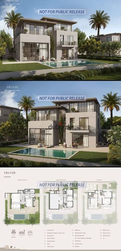 Standalone villa 465m² for sale in Grova Hassan Allam compound Fifth Settlement