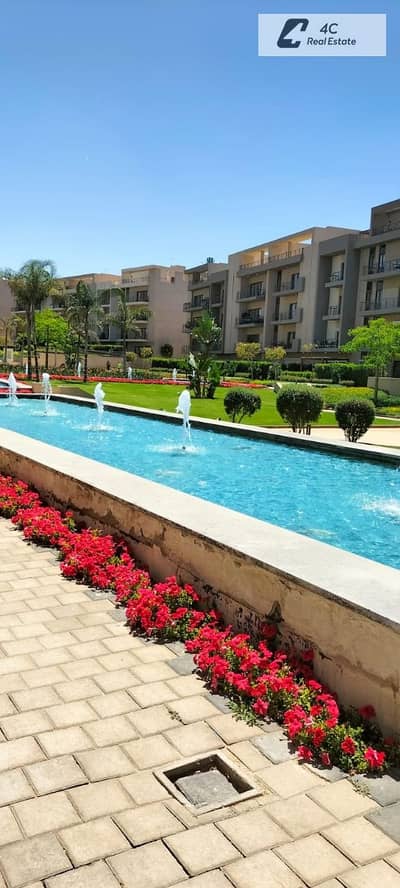 Get an immediate resale apartment with a garden and an open landscape view in Al Marasem  Fifth Settlement—located next to Al Ahly Club Ready for view