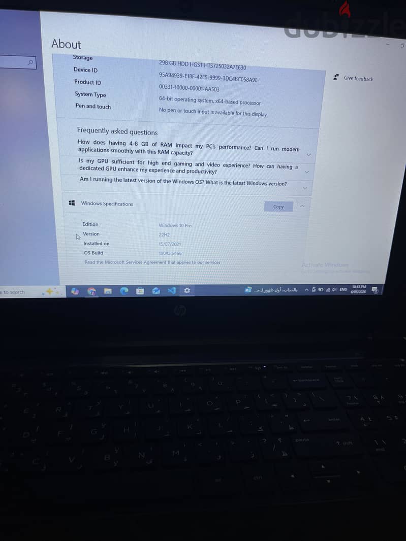 Hp laptop 1
