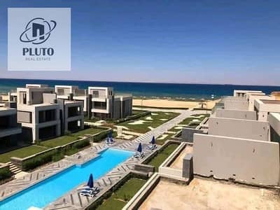 chalet sea view and lagoon 125sqm early delivery prime location in D bay north coast direct from owner