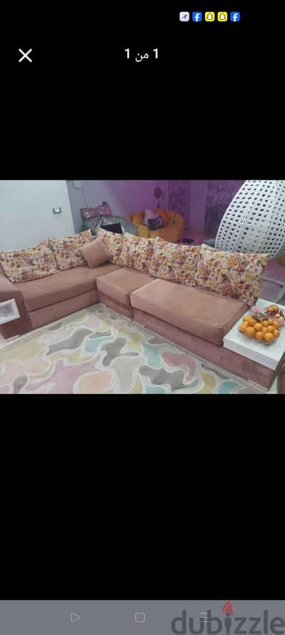 ركنه حرف L مودرن شيك جدا كشمير