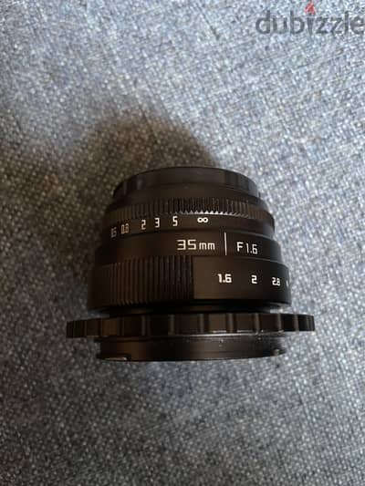 عدسة كسر زيرو 35mm F1.6 C Mount Large Aperture Manual Fixed Focus Port