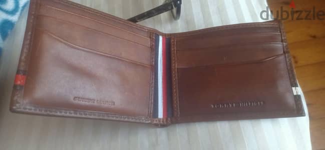 Original tommy wallet genuine leather