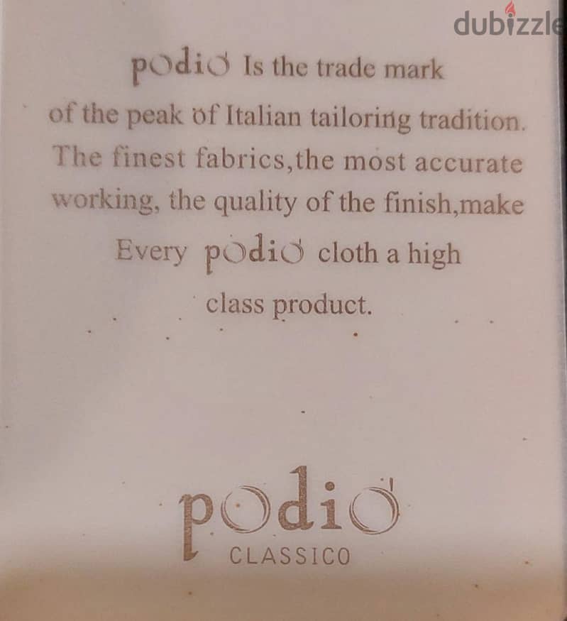 formal suit , Podio brand 1