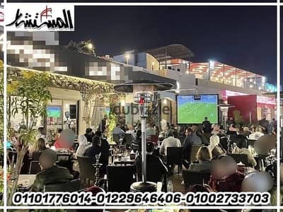 For rent café 450m with external space - distinctive front - very lively commercial location - car market area - tenth district - Nasr City