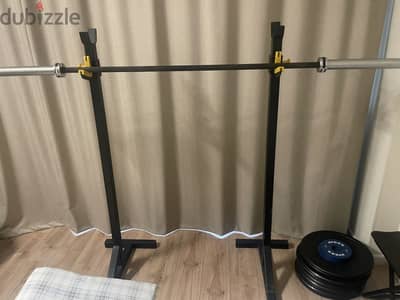 Stark weightlifting okympic 20 kg barbell with rack