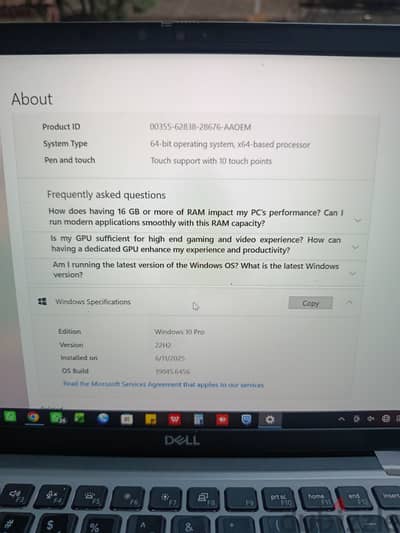 لابتوب مستعمل زى الجديد ديل dell latitude 7420 touch screen