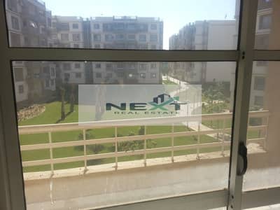 For rent in Madinaty, a new law apartment, 131 sq m in B6, finished by the company, with a garden view, facing the sea, very close to services, and ju