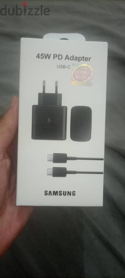 شاحن سامسونج هاي كوبي type_c بالكابل