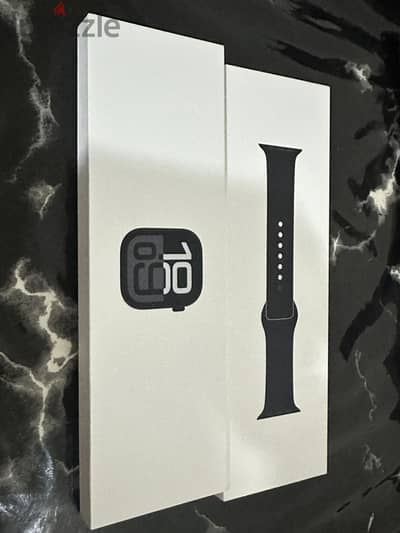 Apple watch series 10 46mm jet black Al black SB S/M GPS